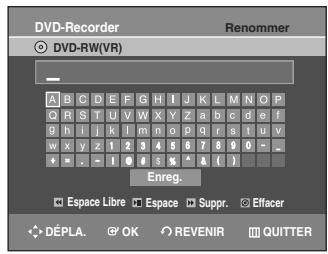 SAMSUNG AK68-01003B-00 - Éditer le nom d'un disque - 5