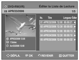SAMSUNG AK68-01003B-00 - Appuyez sur le bouton PLAY LIST, appareil en mode Arrêt. - 1