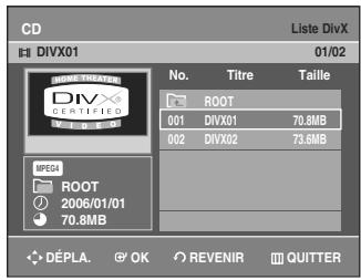 SAMSUNG AK68-01003B-00 - Lecture d'un fichier MPEG4 - 4