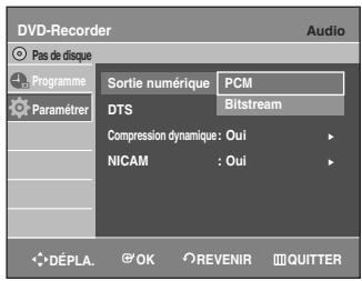 SAMSUNG AK68-01003B-00 - Configuration des options audio - 4