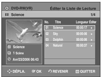 SAMSUNG AK68-01003B-00 - Utilisation de la touche PLAY LIST - 1