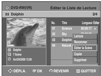 SAMSUNG AK68-01003B-00 - Appuyez sur les touches ▲▼ pour sélectionner Editer la Scène, puis appuyez sur la touche OK. - 1