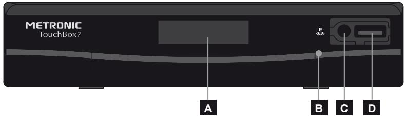 METRONIC TOUCHBOX7 PVR 441333 - - Description du terminal TouchBox 7 - 1
