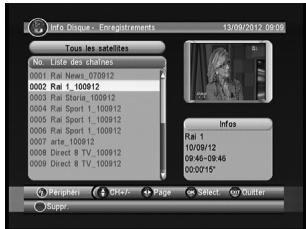METRONIC TOUCHBOX7 PVR 441333 - Arrêt de la lecture : - 1