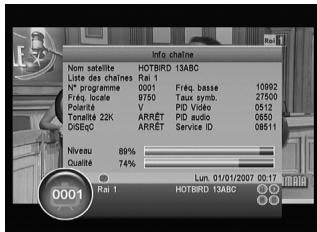 METRONIC TOUCHBOX7 PVR 441333 - B - Calage / orientation de la parabole - 2