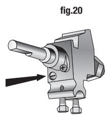 AIRLUX CES02GTBR2 - RéGLAGE DU MINIMUM SUR LE BRULEUR FOUR ET BRULEUR GRILL (fig. 22 page 14) - 2