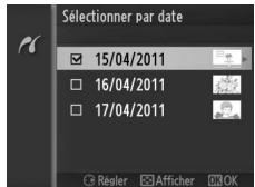 NIKON KIT 1 V1 10-30MM + 30-100 - Si vous avez choisi Sélectionner les images ou Impr. commande DPOF à - 2