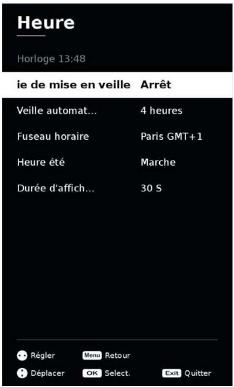 BRANDT LCDB5504UHD - Heure - 1