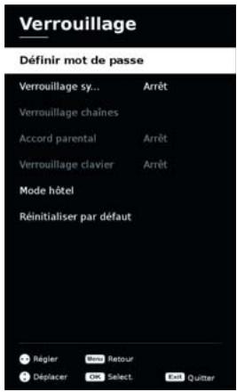 BRANDT LCDB5504UHD - Verrouillage - 2