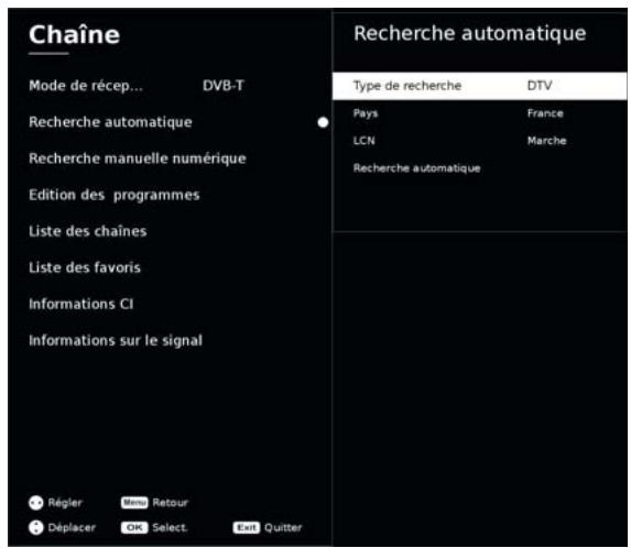 BRANDT LCDB5504UHD - Recherche Automatique - 1