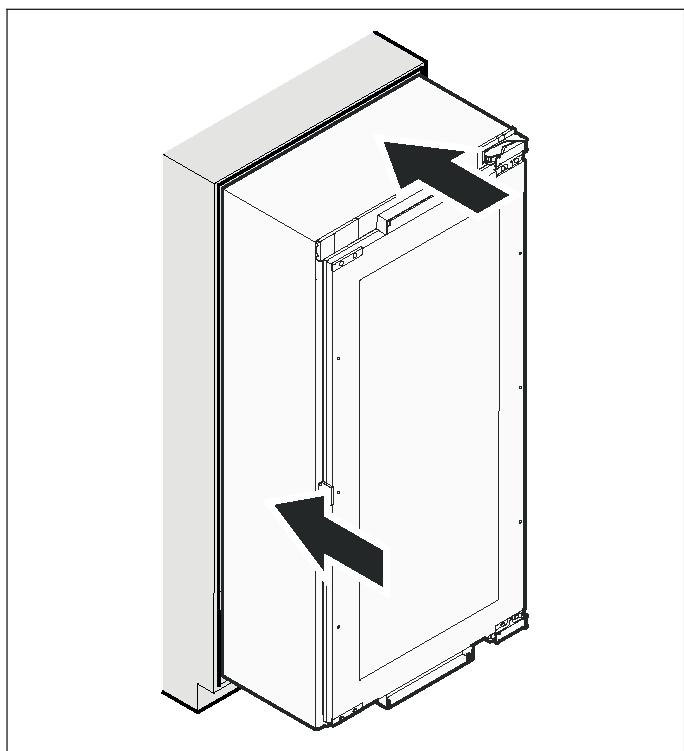 GAGGENAU W282263 - Encastrement de l'appareil dans le corps du meuble - 1