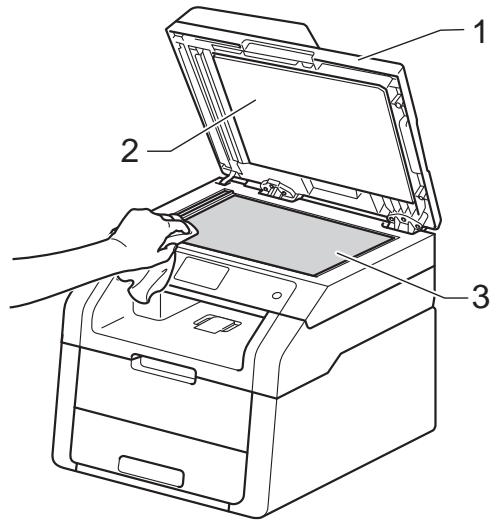 BROTHER DCP9020CDW - Nettoyage de la vitre du scanner - 1