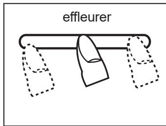 KITCHENAID KHIVF90000 - Effleurer le champ sensitif ou déplacer le doigt posé - 1