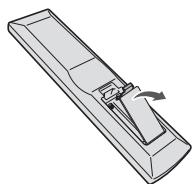 PIONEER PD-10S - Ouvrez le couvercle arrriere. - 2