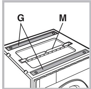 INDESIT UNM C1 WAN jieBIWMIL71252EU - Accessoires fournis pour le réglage de la hauteur. - 1