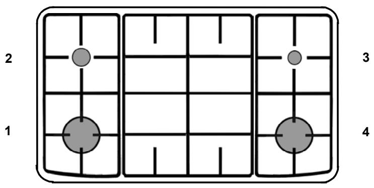 ARTHUR MARTIN BU 8807 WCO - La table de cuisson - 1
