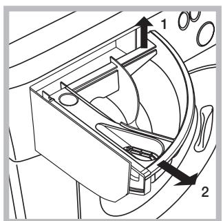 HOTPOINT WMG942 - Nettoyage du tiroir à produits lessiviels. - 1