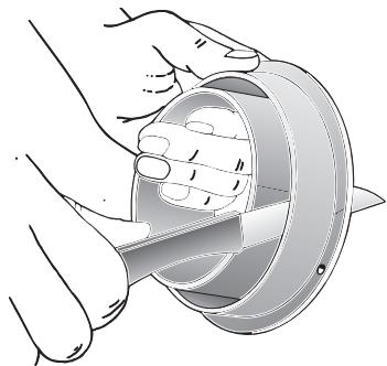 BOSCH DHU63 - Evacuation de l'air vers le haut: - 2