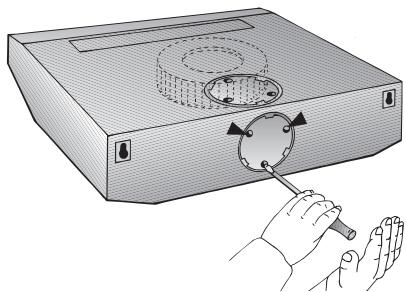 BOSCH DHU63 - Exhaust air towards the rear: - 1