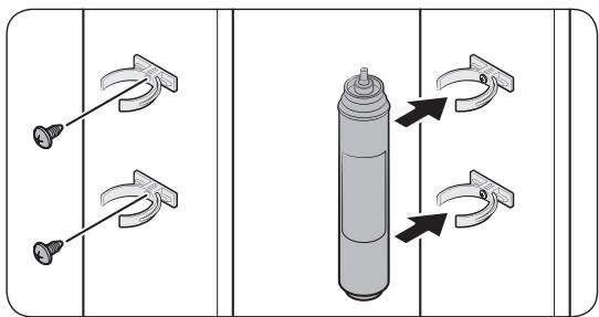SAMSUNG RS65R5401M9 - Pour installer le filtré à eau - 1
