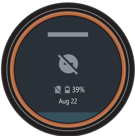 ASUS ZENWATCH3SILVER - Désactiver les notifications et visualiser le niveau de charge de la batterie - 1