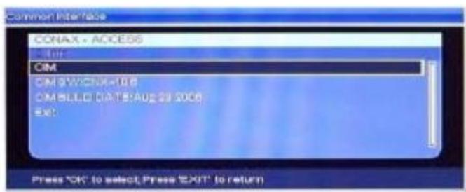 TOKA LTL-1912S/DVD - - Visualisation des informations sur le module CAM - 1