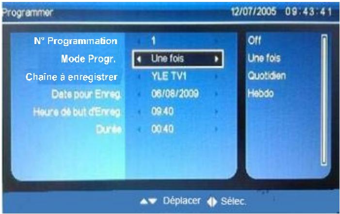 TOKA LTL-1912S/DVD - Programmation de l'Enregistrement (Mode Timer) - 1