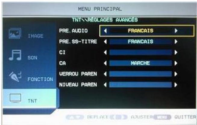 TOKA LTL-1912S/DVD - Réglage TNT - 3