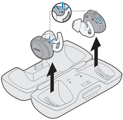 BOSE SoundSport Free Violet - Connexion via le menu Bluetooth de votre périphérique mobile - 1
