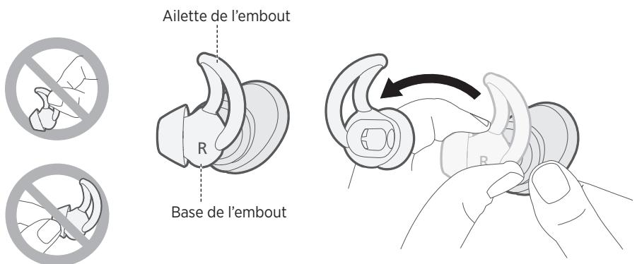 BOSE SoundSport Free Violet - Changement des embouts StayHear ^® + Sport - 1