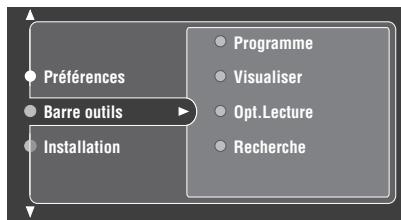 YAMAHA DVR-S 200S - Utilisation du menu à l'écran - 3