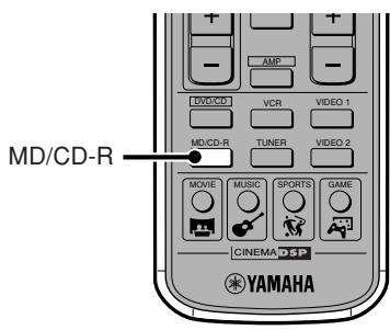 YAMAHA DVR-S 200S - Lecture d'un CD ou MD - 1