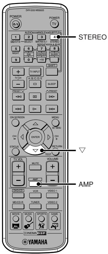 YAMAHA DVR-S 200S - Vérification des informations sonores (Affichage des informations sur les signaux d'entrée) - 1