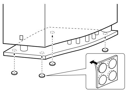 YAMAHA DVR-S 200S - Placer l'enceinte à caisson de grave - 1