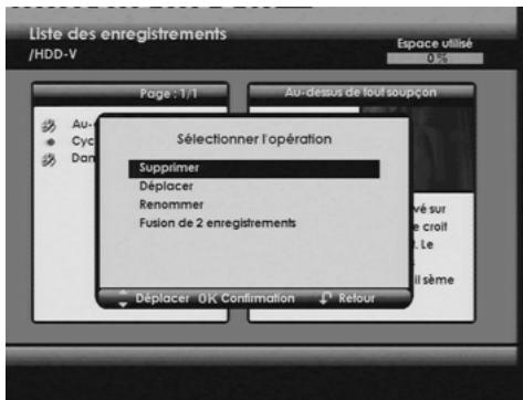 SAGEM DTR 94160S - Sélectionner plusieurs enregistements - 1