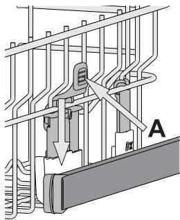 WHIRLPOOL WFC3C34 - AJUSTER LA HAUTEUR DU PANIER SUPÉRIEUR - 1