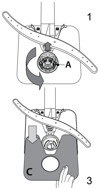 WHIRLPOOL WFC3C34 - N'utilise pas le lave-vaisselle sans les filtres ou si un filtré est mal ajusté. - 1