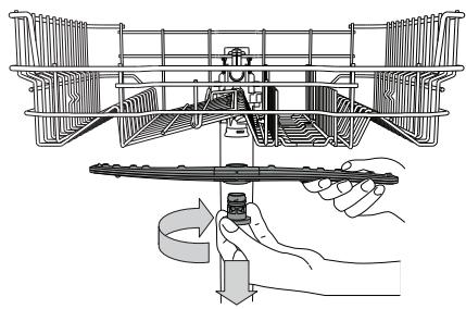 WHIRLPOOL WFC3C34 - NETTOYER LES BRAS D'ASPERSION - 1