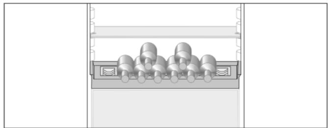 LIEBHERR ICSE5122-20 - Utiliser le balconnet à bouteilles. - 1