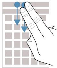 BLACKBERRY KEY2LE - Ouvrir les paramètres rapides - 1