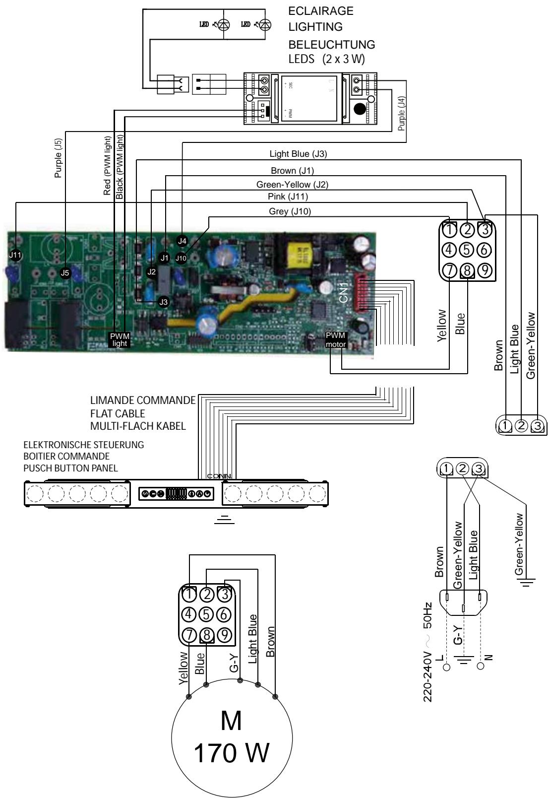 ROBLIN BACCARAT 900 VR - DANS LE CAS OU UN COMPOSANT ÉLECTRIQUE VIENDRAIT À ÉTRÉ ENDOMMAGÉ, CELUI-CI NE POT ÉTRÉ REMPLACÉ QUE PAR UN ATELIER DE RÉPARATION RECONNU PAR LE FABRICANT, CAR DES OUTILS SPEÇAUX SONT NÉCESSAIRES. - 32
