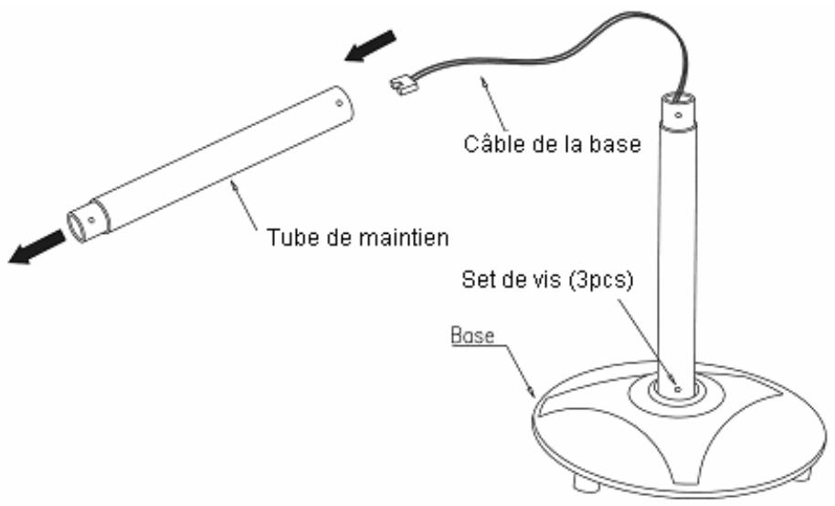 PUR LINE PACHA 20 - 3: Assemblage de la troisième section du tube. - 1