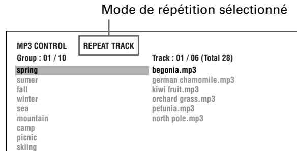 JBL XV-N5 - Appuyer sur REPEAT. - 1