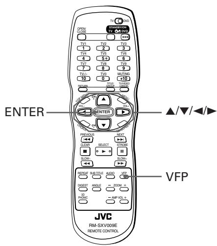JBL XV-N5 - Ajustement du caractère de l'image [VFP] - 4