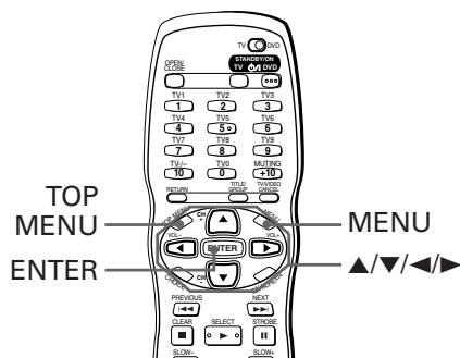 JBL XV-N5 - Repérage d'une scène au menu DVD - 1