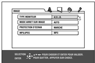JBL XV-N5 - Menu IMAGE - 1