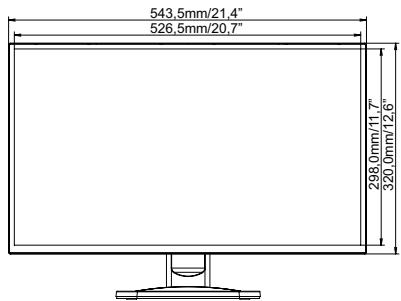 YAMAE CRANPROLITE X2481HS-B1 - DIMENSIONS : ProLite X2481HS - 1