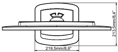 YAMAE CRANPROLITE X2481HS-B1 - DIMENSIONS : ProLite X2481HS - 3