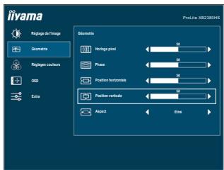 YAMAE CRANPROLITE X2481HS-B1 - UTILISATION DU MONITEUR - 2