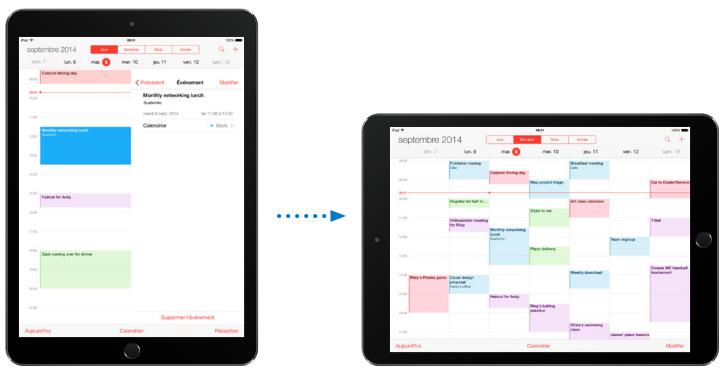APPLE IPAD AIR 2 CEL128 - Modifier l'orientation de l'écran - 1